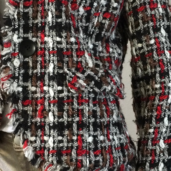 NWOT Tara Ryan Multi-Color Knitted Jacket Blazer - Picture 3 of 8